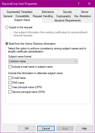Certificate template